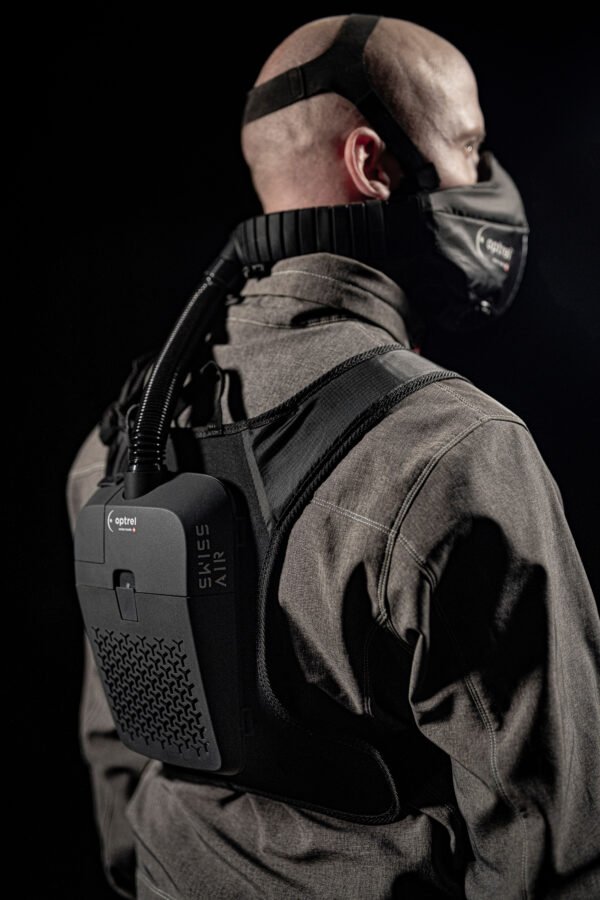 Swiss Air montiran sustav na osobi Swiss Air respiratorni sustav